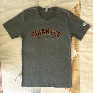 2022 Hornitos San Francisco Giants gray “Gigantes” MLB/BDA T-Shirt